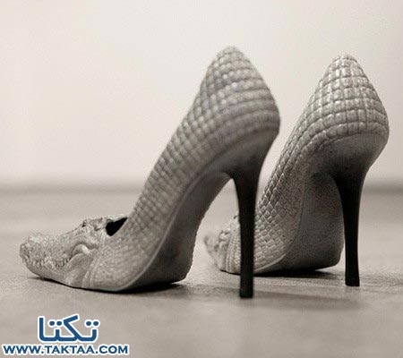 عکس:خانمها حاضرید این کفش را بپوشید؟