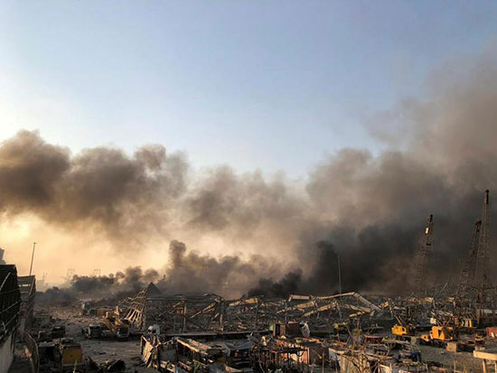 باروت و آتش و خون؛ تصاویری از انفجار بیروت